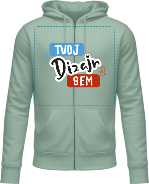 B&C ZIPPED Mikina na Zips pre Pánov